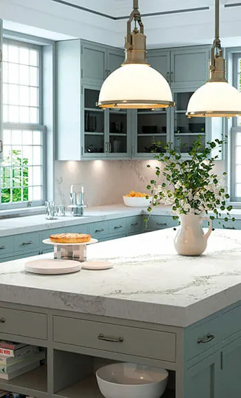 Calacatta Nuvo kitchen