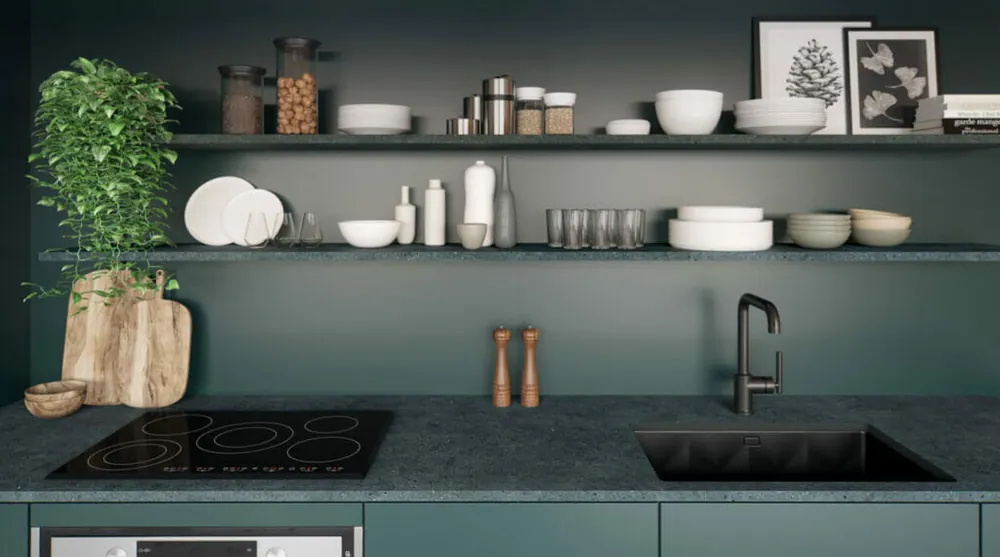 Magnate Caesarstone quartz installed countertop