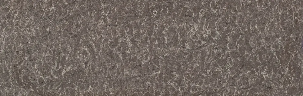 Raven Caesarstone quartz waterfall edge