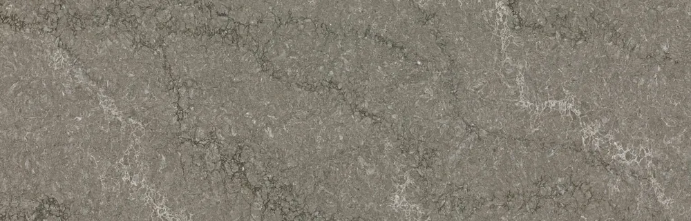 Turbine Grey Caesarstone quartz with hardware