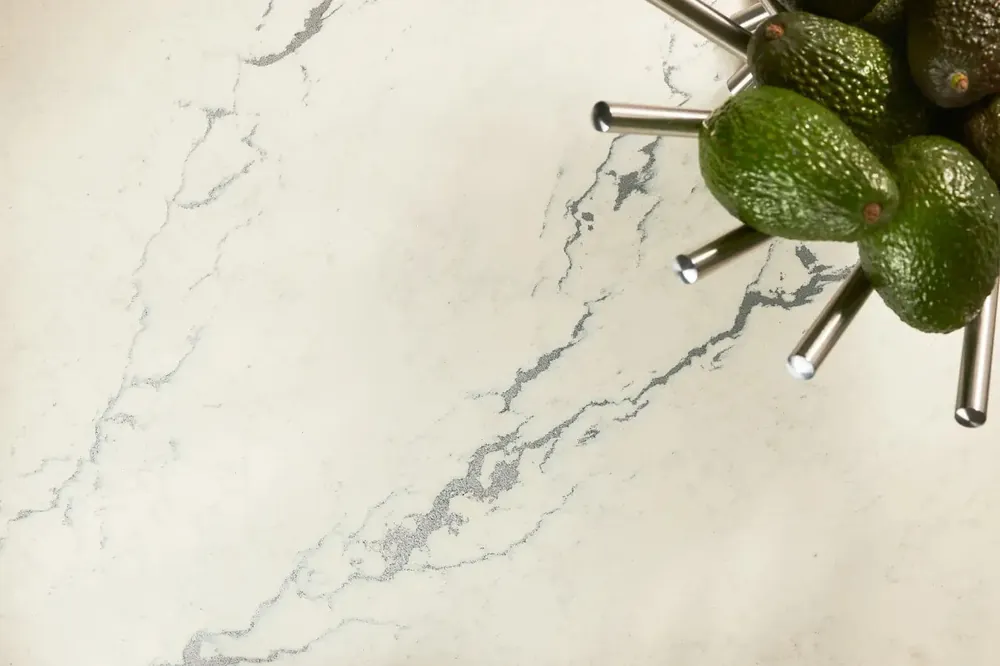 Berkshire Steel Sculpted Cambria quartz with hardware
