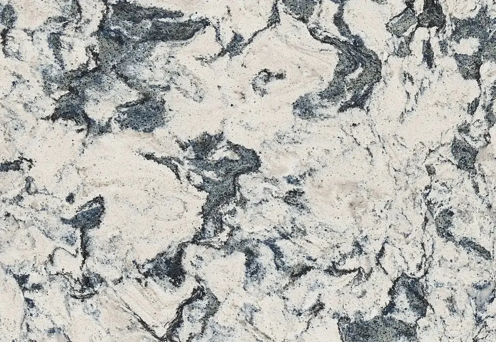 Fairbourne Cambria quartz waterfall edge