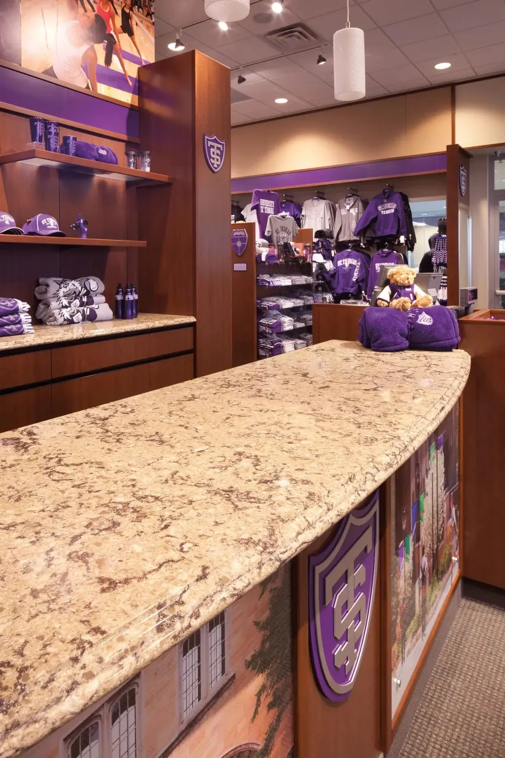 Lincolnshire Cambria quartz installed countertop