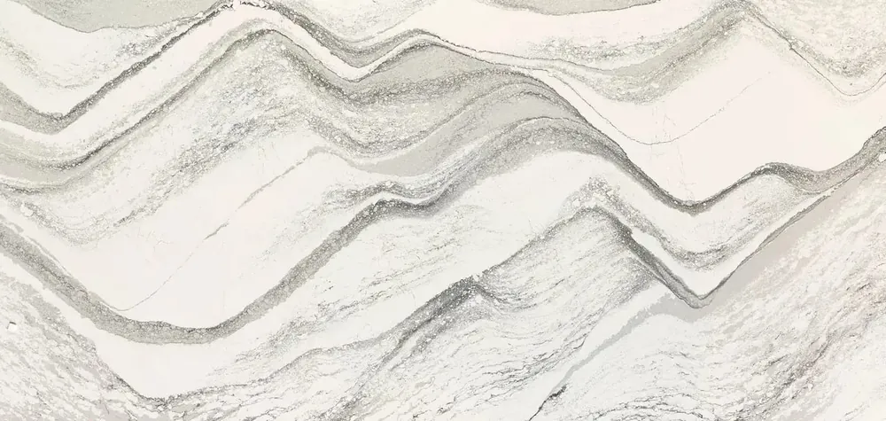 Sutherland Cambria quartz waterfall edge