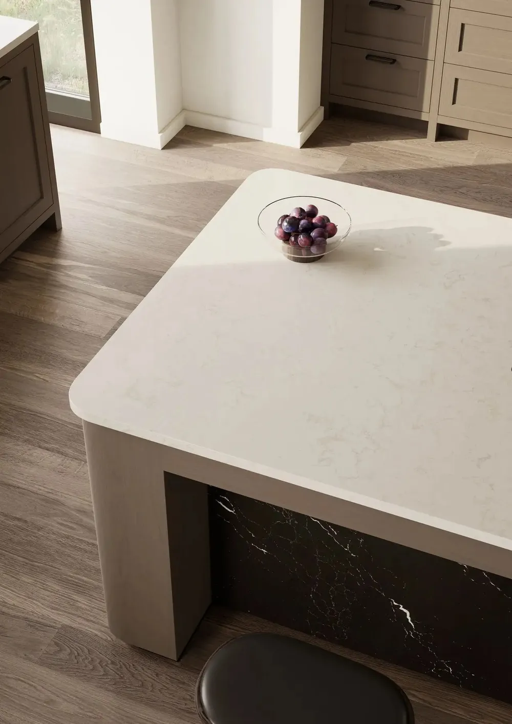 Torquay Cambria quartz with hardware
