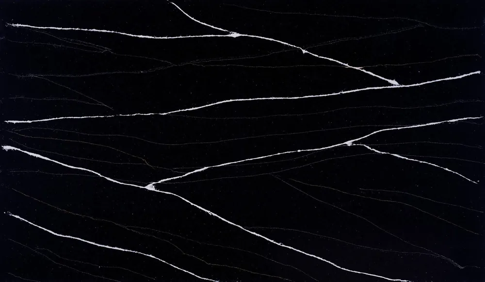 Acadia Black Daltile quartz / porcelain with hardware