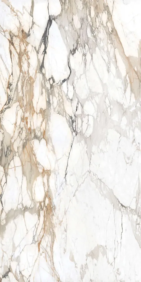 Daltile Calacatta Topaz Quartz & Porcelain countertop slab