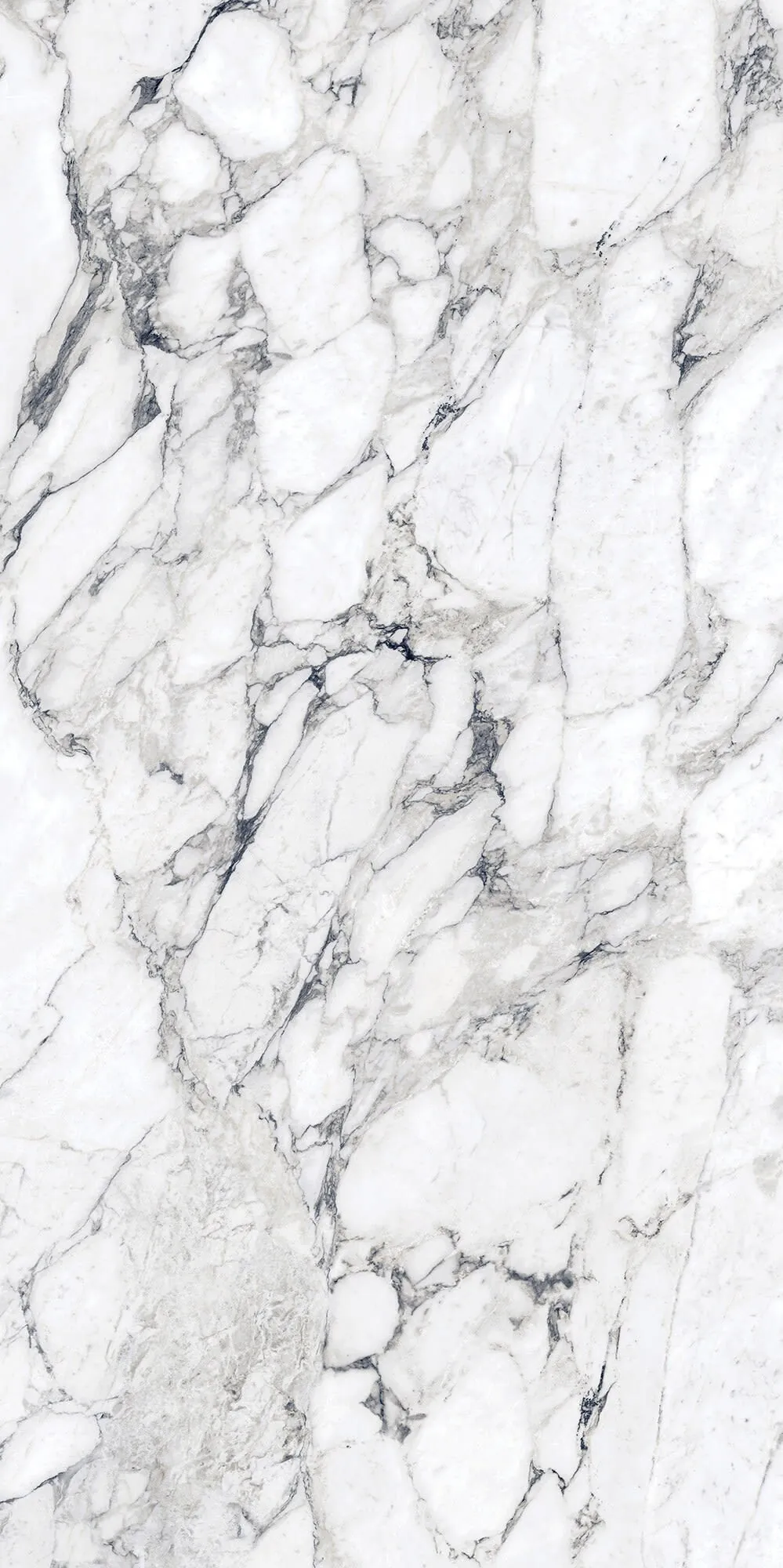 Gypsum Calacatta Daltile quartz / porcelain with hardware