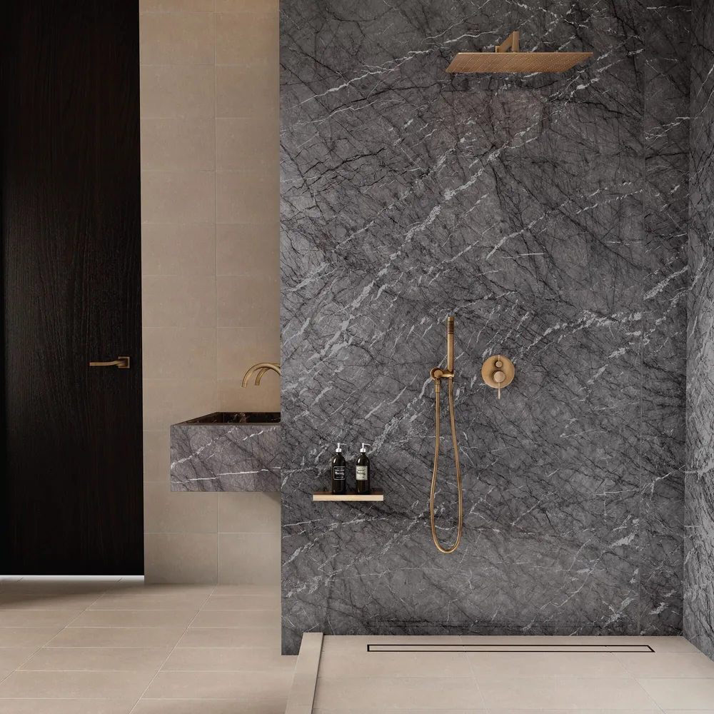 Jasper Grey Daltile quartz / porcelain full slab