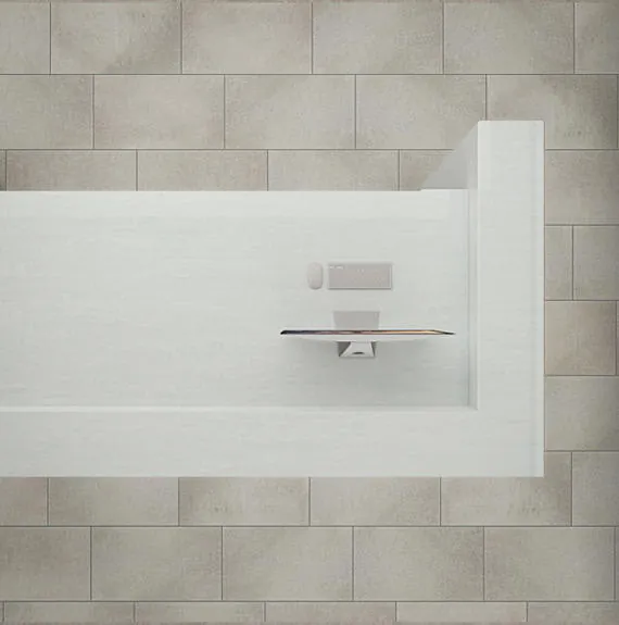 Juneau Daltile quartz / porcelain full slab