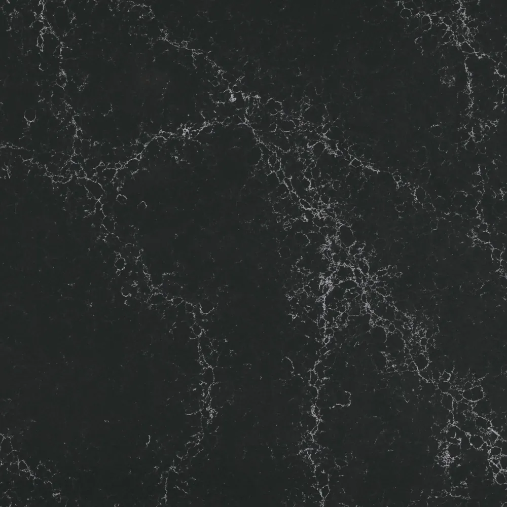 Liberty Gold Daltile quartz / porcelain waterfall edge