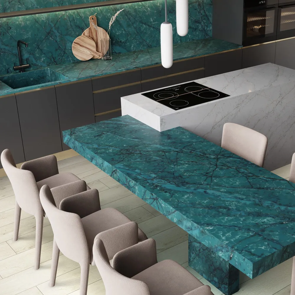 Telluride Daltile quartz / porcelain installed countertop