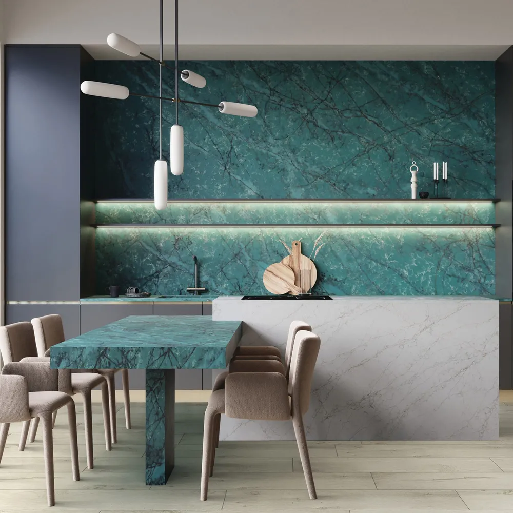Telluride Daltile quartz / porcelain with hardware