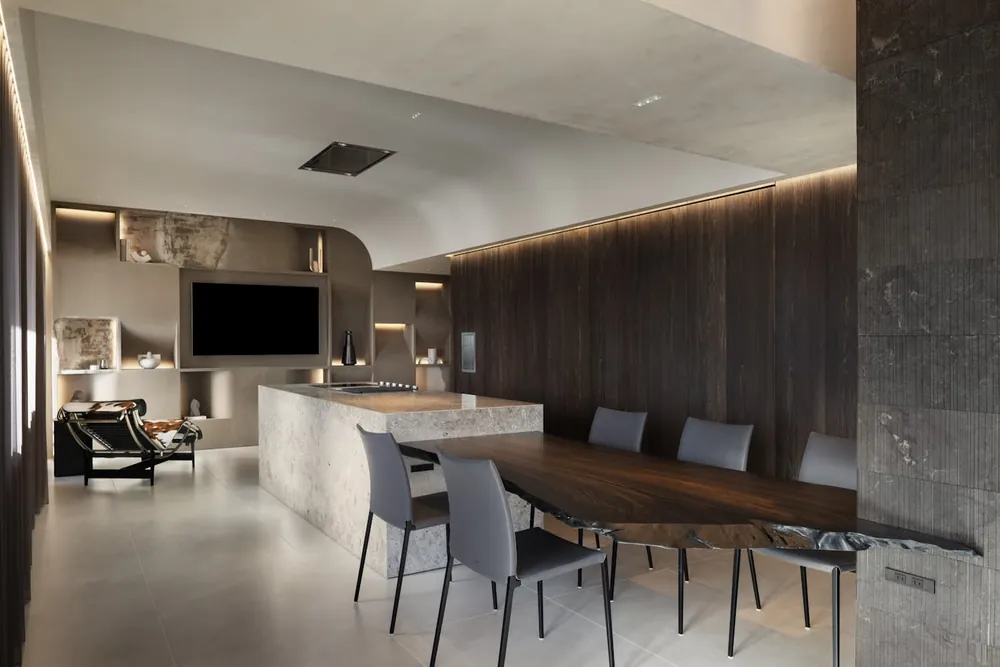 Kira Dekton sintered surface installed countertop