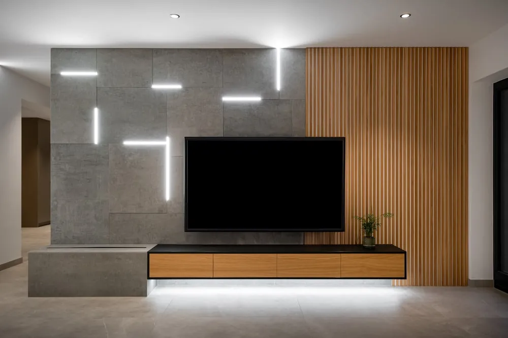 Kreta Dekton sintered surface with hardware