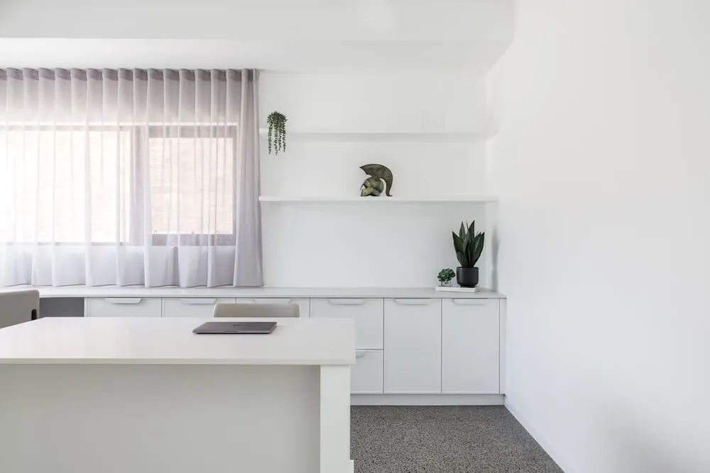 Laguna Dekton sintered surface installed countertop