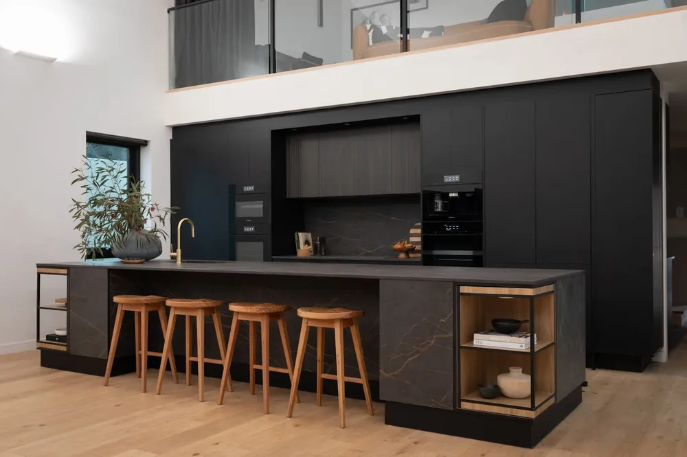 Laurent Dekton sintered surface installed countertop