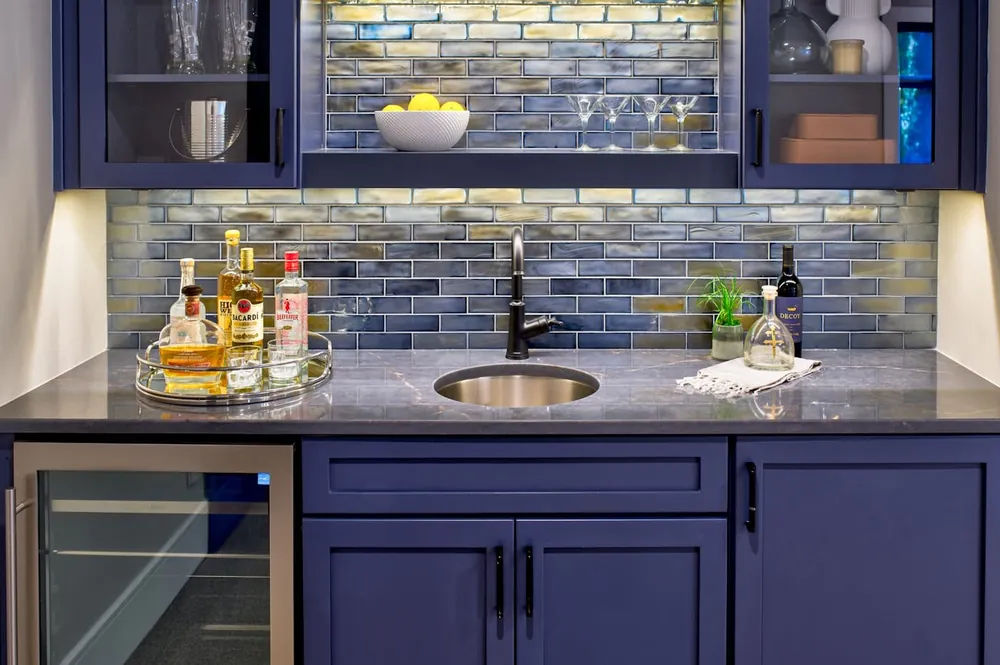 Lucid Dekton sintered surface installed countertop