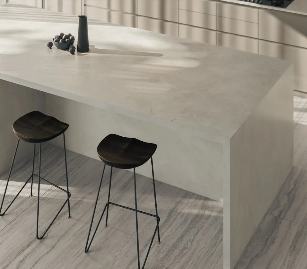 Sandik Dekton sintered surface installed countertop