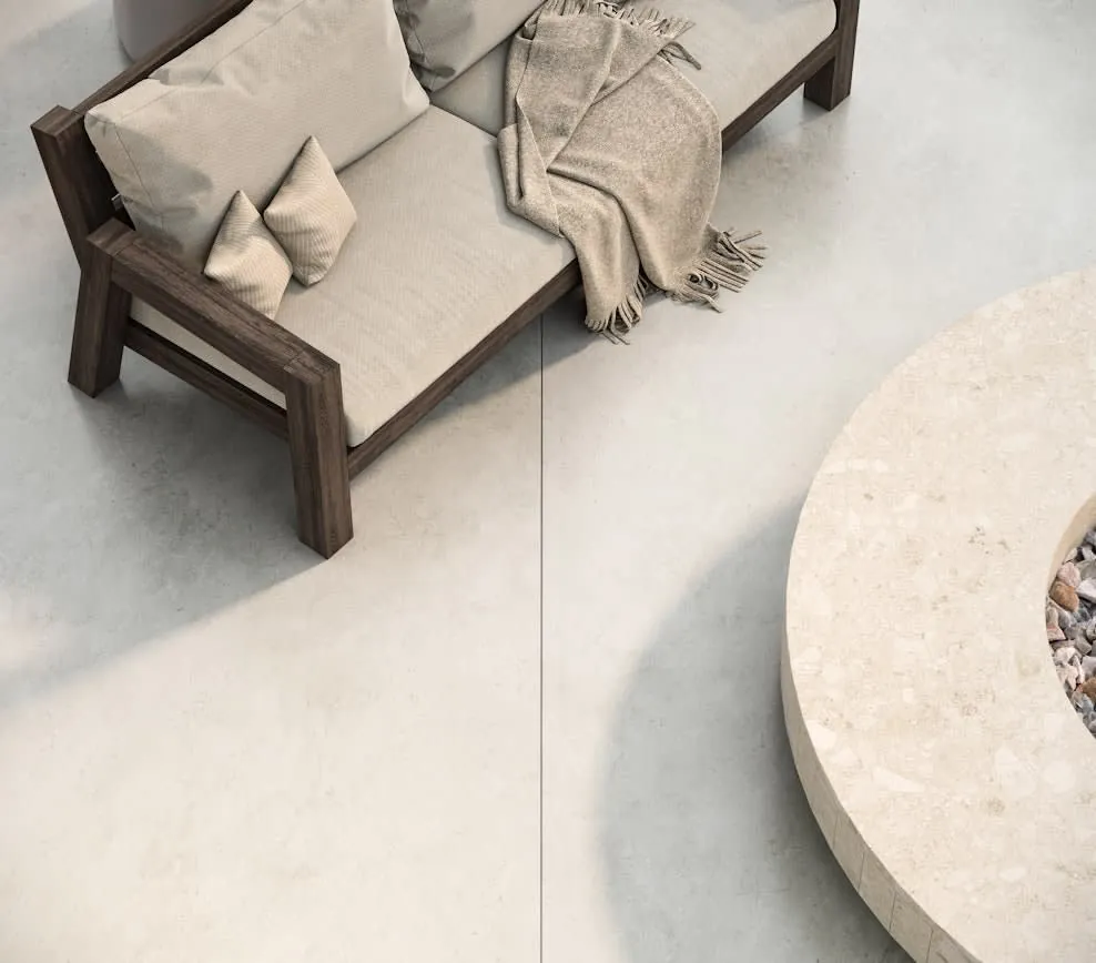 Sandik Dekton sintered surface with hardware