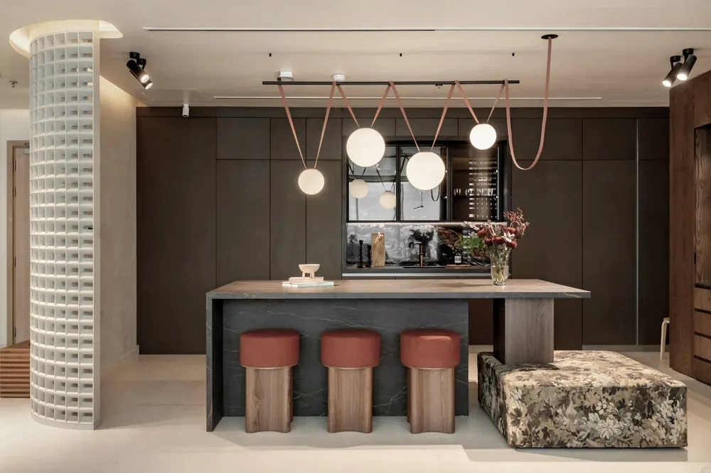 Tk06 Marmorio Dekton sintered surface installed countertop
