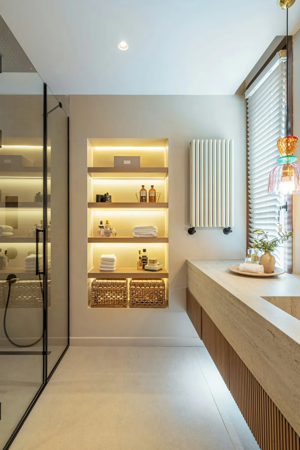 Tk06 Marmorio Dekton sintered surface with hardware