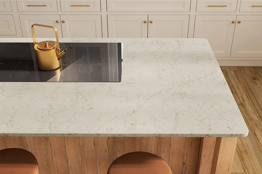 Allegro LX Hausys viatera quartz installed countertop