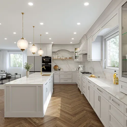 Calacatta Gold kitchen