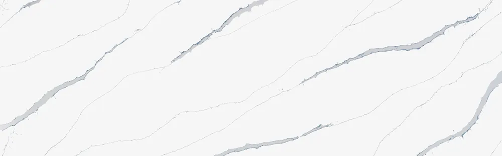 Calacatta Marina LX Hausys viatera quartz waterfall edge