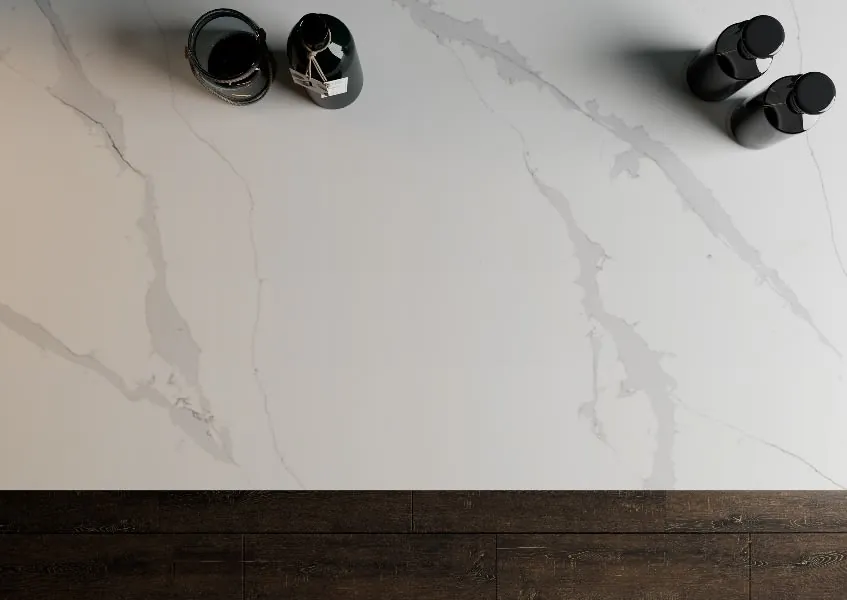 Calacatta Marina LX Hausys viatera quartz full slab