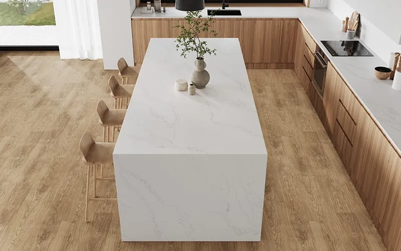 Calacatta Oro kitchen