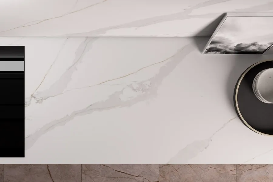 Calacatta Sol install