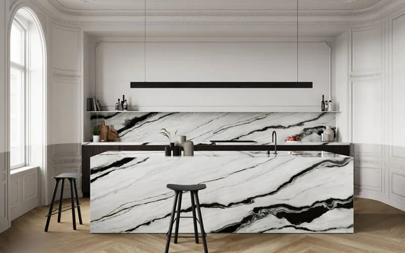 Charcoal White kitchen