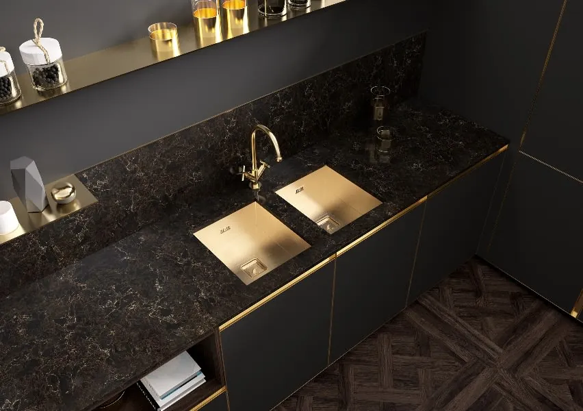 Nocturne LX Hausys viatera quartz with hardware
