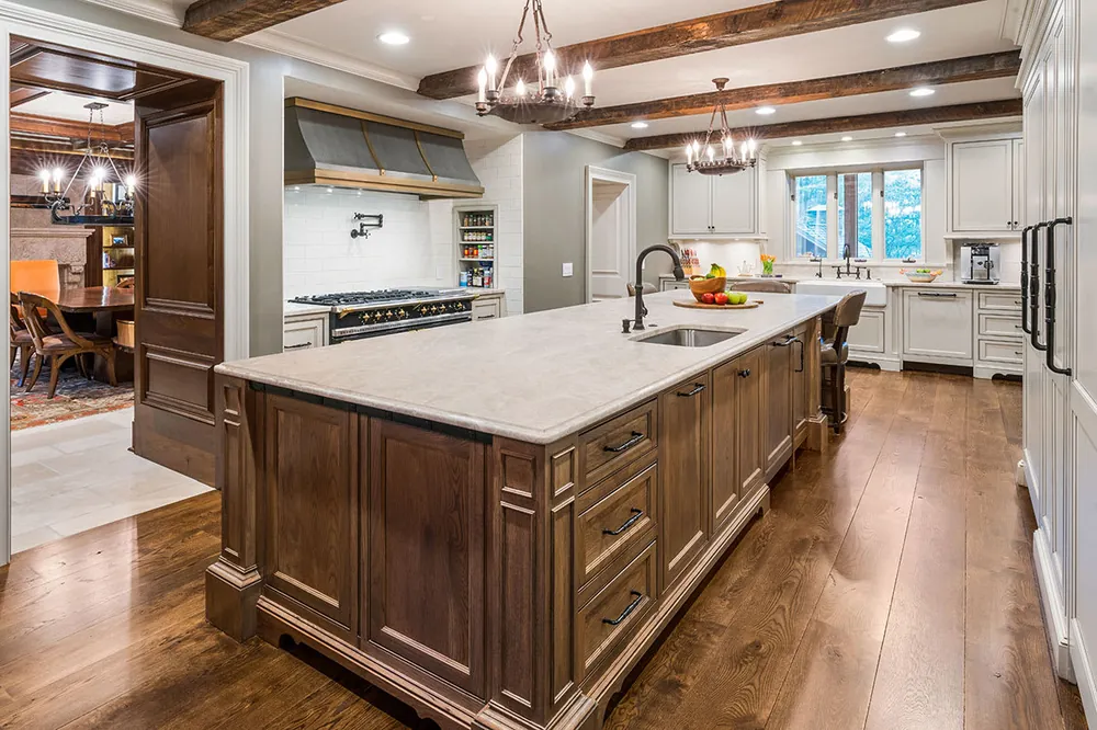 Allure MSI quartzite installed countertop