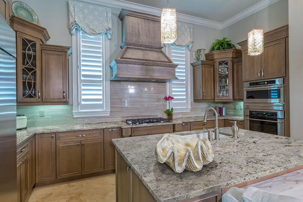 Alpine Valley MSI granite installed countertop