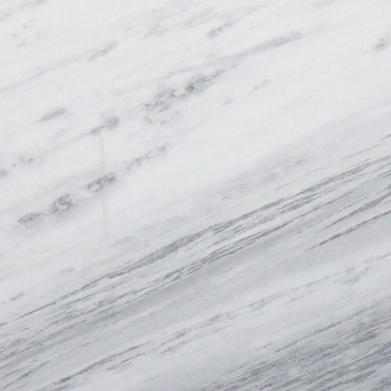 Arabescus White MSI marble waterfall edge