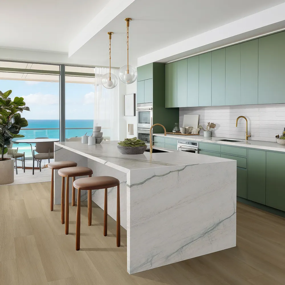 Audacia MSI quartzite installed countertop
