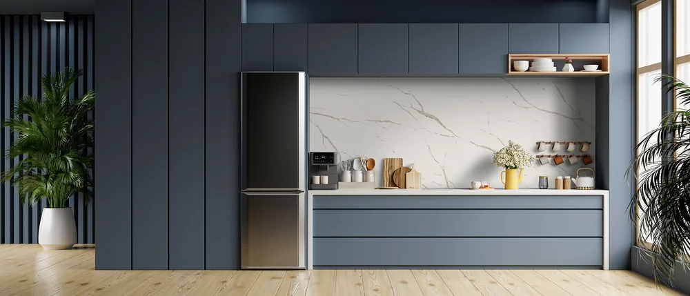 Calacatta Laza Oro kitchen