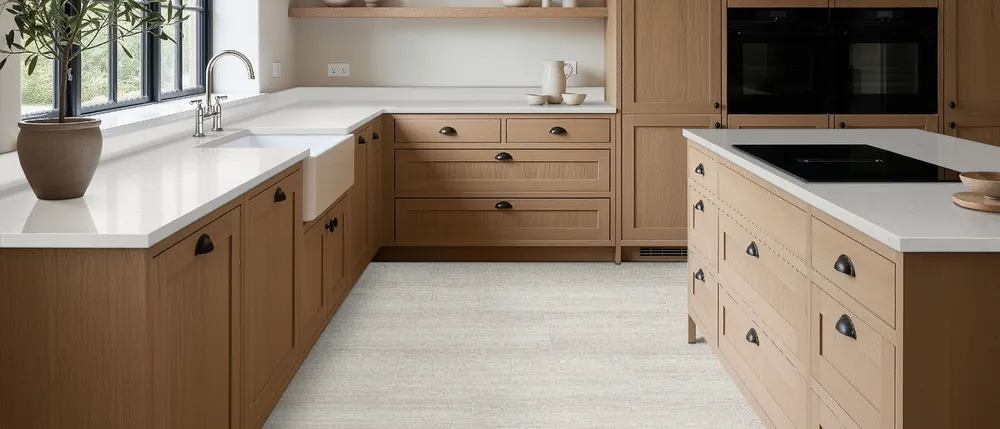 Carrara Miksa MSI quartz installed countertop