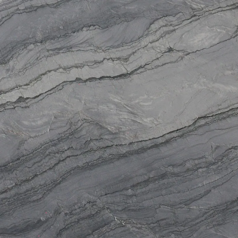 Cirrus Gray MSI quartzite waterfall edge