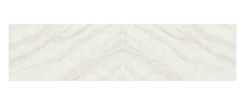IvoriTaj Brushed MSI quartz installed countertop