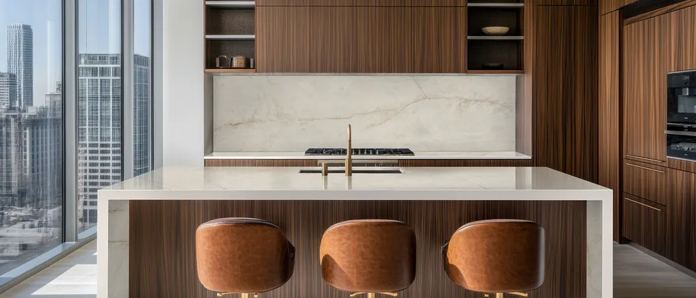 SoliTaj MSI quartz installed countertop