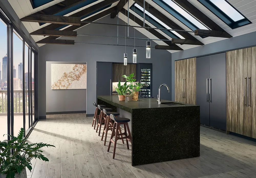 Ubatuba MSI granite with hardware
