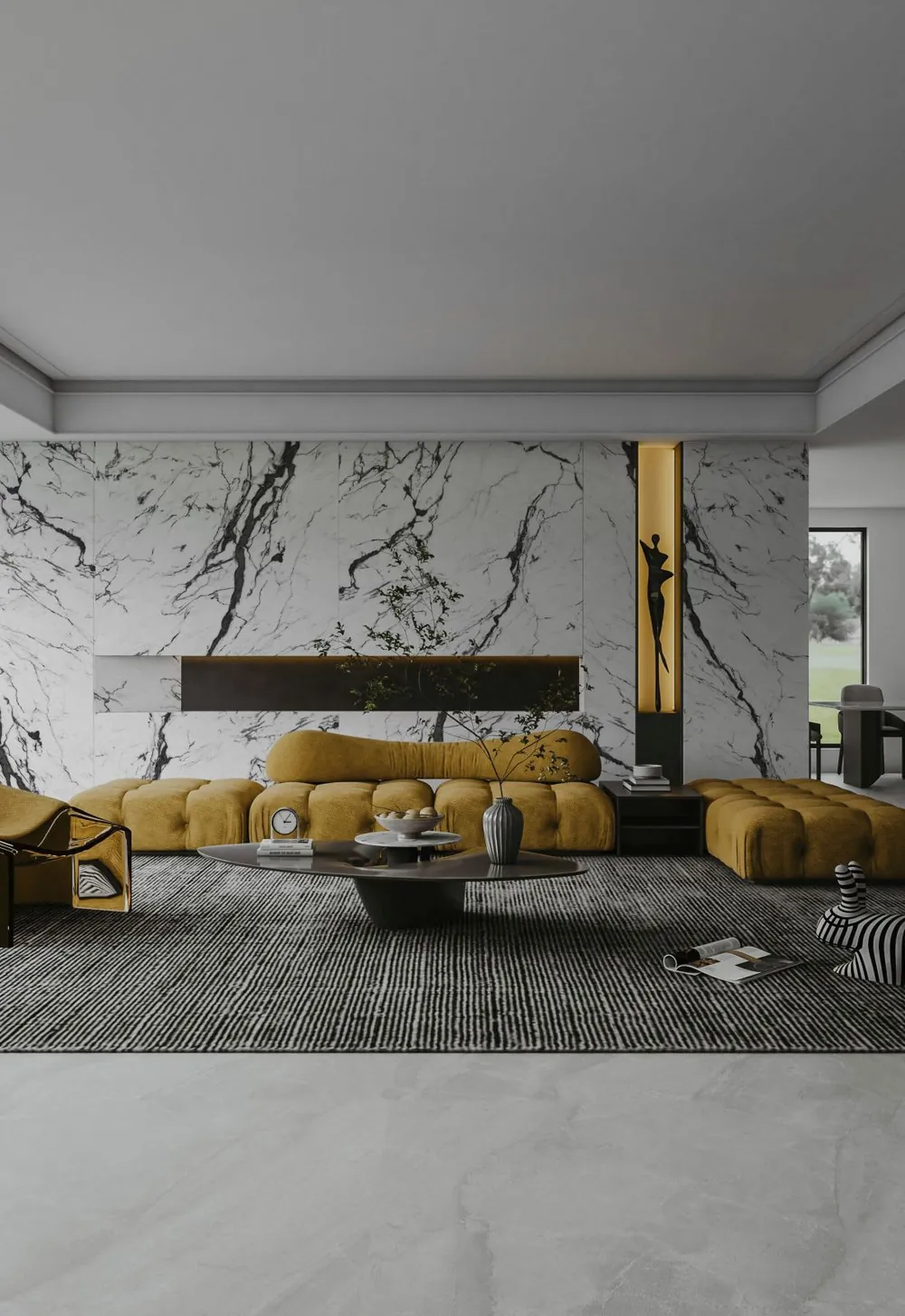 Estatuario Neolith sintered stone full slab