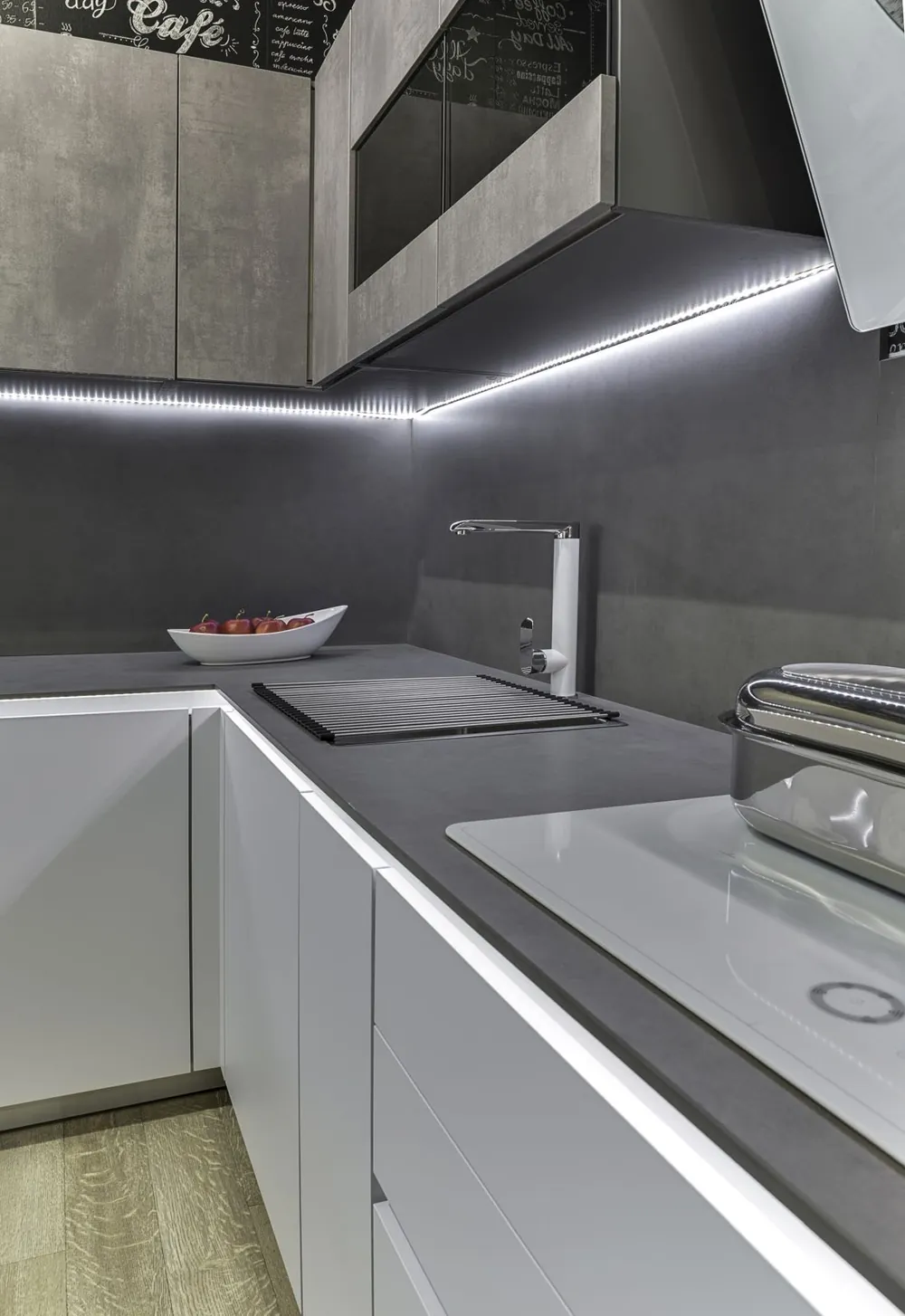 Pietra Grey Neolith sintered stone full slab