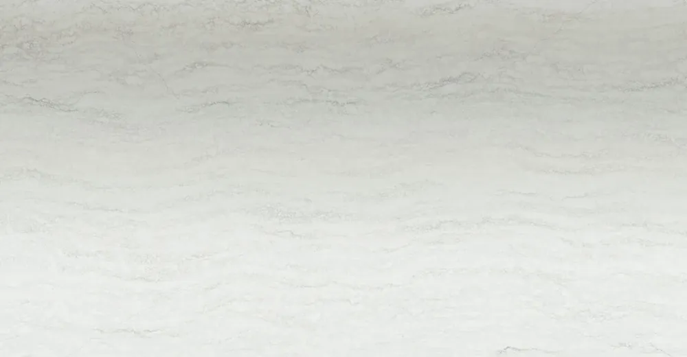 Polaris Raphael quartz waterfall edge