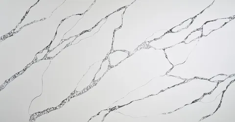 Raphael Collection Venetian Black Quartz countertop slab