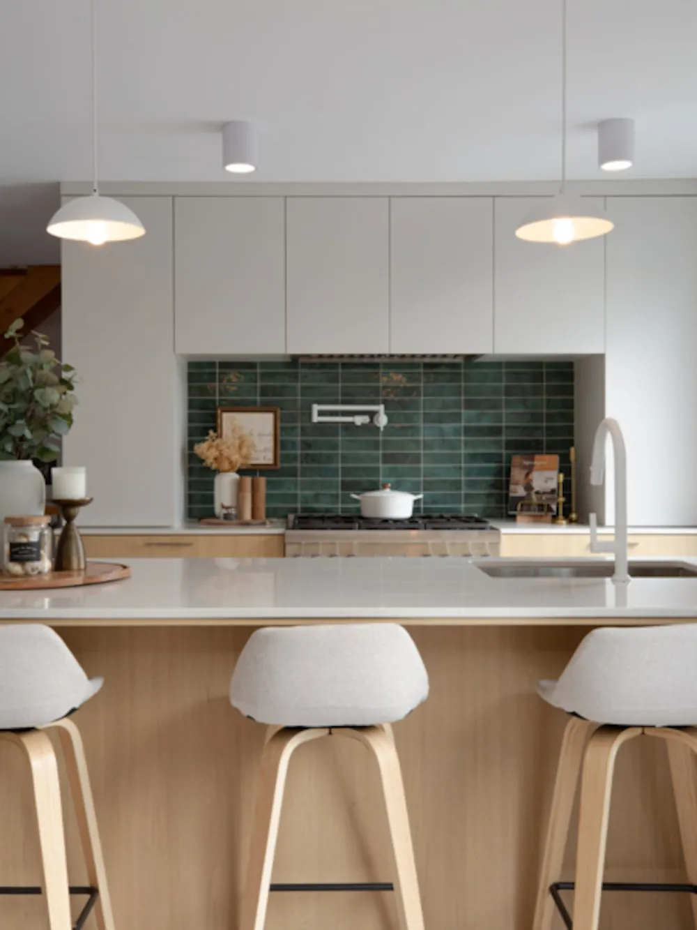 Blanco Orion Silestone quartz installed countertop