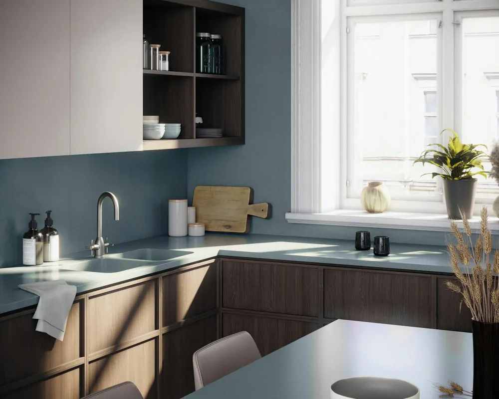 Cala Blue Silestone quartz full slab